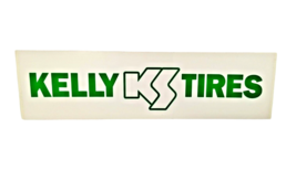 Kelly Springfield Tires Company Vintage Decal Bumper Sticker 9&quot; X 2 1/2&quot;... - $14.84
