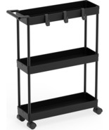 Simplehouseware Kitchen Cart Storage 3-Tier Slim/Super Narrow Shelves, B... - €33,20 EUR