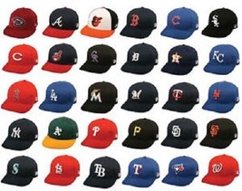 MLB Adult Cotton Twill Raised Replica Baseball Hat 300 Select Team From Drop Dow - £15.97 GBP