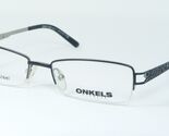 ONKELS ONK1332 Colores 1 Negro/Plata Único Gafas Marco 51-17-135mm - $58.38