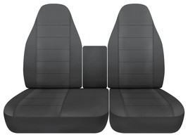 Charcoal seat covers Fits 1997-2003 Ford F150 40 driver -60 passenger or console - $554.78 MXN - $1,121.54 MXN