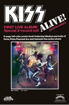 KISS Band 20 x 30 Reproduction &quot;KISS Alive! 2 Record Set&quot; Store Promo Poster - £35.97 GBP