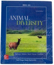 ANIMAL DIVERSITY Hickman/Roberts/Keen/Larson BIOL 101 SDSU Biology Textbook - £21.05 GBP