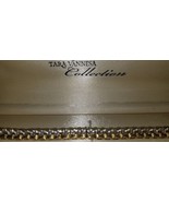 Tara Vanessa Tennis Bracelet 18k Gold Over Sterling Silver  You Gotta HA... - $267.54 CAD