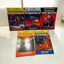 Goosebumps Books Lot of 5 - Scholastic-Monster Blood,Son of Dlappy, The ... - $26.24