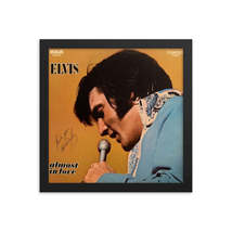 Elvis Presley signed &quot;Almost In Love&quot; album Reprint - £59.95 GBP