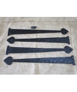 4 Garage Door Decorative Hardware Dummy Hinges 16&quot; Long Gate Decorative ... - $935.89 MXN