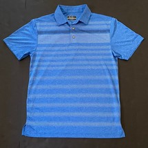 Ben Hogan Polo Golf Shirt Men&#39;s Size XL Performance Blue Striped 938A - £12.14 GBP