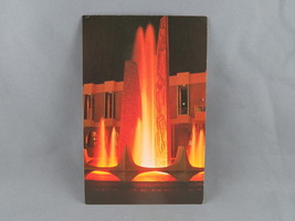 Vintage Postcard - Centennial Fountain Illuminated at Night - Wright Eve... - $15.00