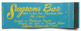 Seagrams Bar - Cleveland, Ohio Restaurant Full-Length 20 Strike Matchbook Cover - £1.56 GBP