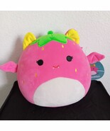 Squishmallows Fruit Bat Gwendolyn Strawberry Black Light Collection NWT ... - €28,54 EUR