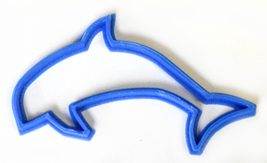 6x Dolphin Outline Ocean Sea Fondant Cutter Cupcake Topper 1.75 IN USA FD182 - £5.58 GBP