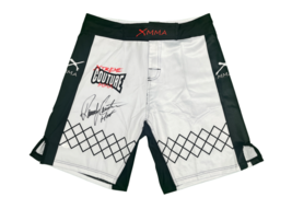 Randy Couture Autographed &quot;HOF&quot; MMA White / Black Trunks JSA - £138.67 GBP