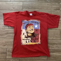 Willie Nelson The Honky Tonk Hero Live Shirt Size Large “Moments Of Fore... - $19.99