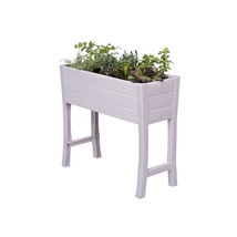 32 in. PVC Elevated Garden Box White - $219.71 CAD