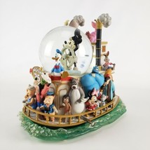 Disney Mickey's 75th Anniversary Steamboat -Mickey Mouse March Musical Snowglobe - £210.35 GBP