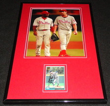 Jamie Moyer Signed Framed 11x17 Photo Display Phillies Mariners - £54.50 GBP