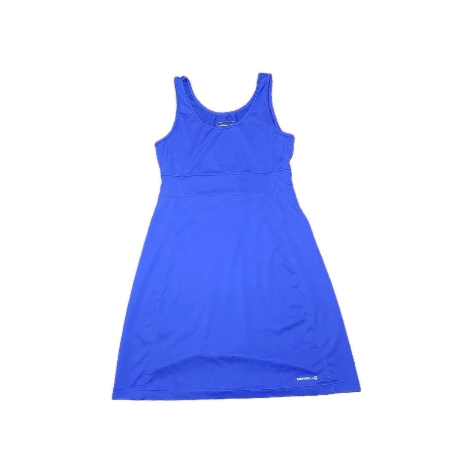 Merrell Tank Dress Womens Blue Sz M Tennis Golf Sport Stretch Athletic - $16.83