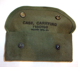 1944 NOS WWII US Military Sight pouch Canvas Case, Carrying 7160198 Bear... - $16.19
