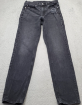 American Eagle Skinny Jeans Women 4 Black Stretchy Slim Fit Distressed 5... - $23.24