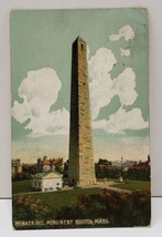 Bunker Hill Monument Boston Massachusetts Postcard 1908 - £7.83 GBP