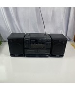 Sony CFD-540 Boom Box Radio Dual Cassette CD - POWERS ON - For Parts or ... - £36.80 GBP