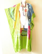 CD556 Dolphin Batik Kimono Batwing Cardigan Duster Open Plus Hippy Jacke... - $29.90