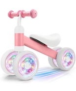 Baby Balance Bike, Lightweight Toddler Baby Bicycle with 4 Wheels, Infan... - $76.00 CAD