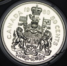 Proof-Like Canada 1980 50 Cents~Free Shipping - £5.24 GBP