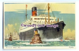 LS0510 - Cunard White Star Liner - Scythia - postcard artist Kenneth Shoesmith - $8.27