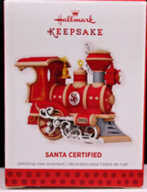 NIP Hallmark Keepsake Ornament 2013 Santa Certified Train First in Series #1 - £16.88 GBP