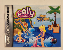 POLLY POCKET Super Splash Island GAME BOY ADVANCE MANUAL *NO GAME* - $2.96