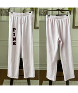 Victoria’s Secret Pink Logo Straight Leg Sweatpants Pink Burgundy S - €24,71 EUR