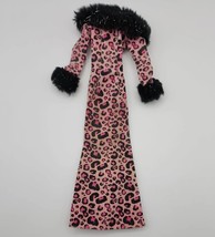 2002 Mattel Perr-fectly Halloween Barbie #56752 - Animal Print Pink Dres... - $14.50