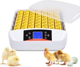Egg Incubato 56 Eggs Fully Automatic Egg Incubator with LED Lighting Aut... - $95.00