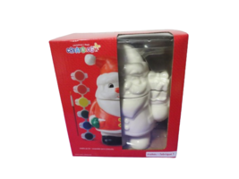 Creatology Christmas Santa Claus Paint Your Own Cookie Jar New Sealed - $14.85