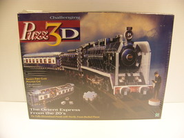 PUZZ 3D ORIENT EXPRESS FROM THE 20&#39;S FULLY DIMENSIONAL PUZZLE HASBRO - $45.01