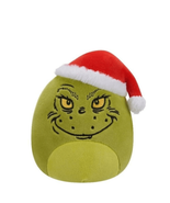 NEW Squishmallows The Grinch Santa Holiday 5&quot; Plush - $18.95 CAD