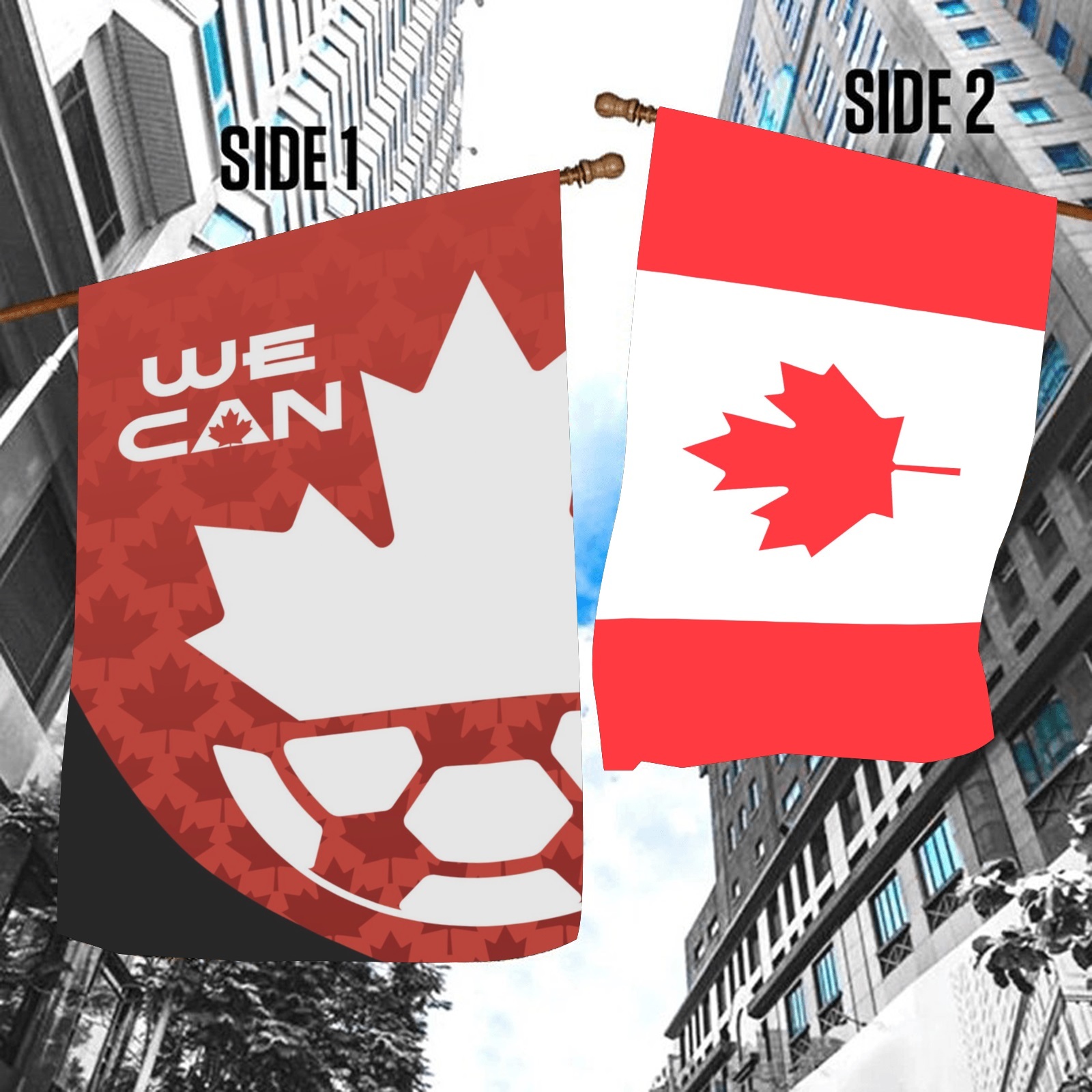 Primary image for Canada House Flag Soccer 2023 FIFA Women's World Cup