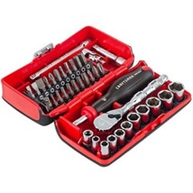 Craftsman V-SERIES Socket Set, Shallow Mm, 1/4 Inch Drive, 38 Piece (CMMT45751V) - $112.17