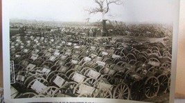 WW1 Press Photo - Hundreds Of Ammunition Wagons - $14.50