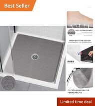 Non-Slip Shower Mat 27"x27" - Stylish, Safe &amp; Comfortable Bath Solution - $49.45