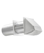 Lambro 224W 4-In. White Plastic Preferred Hood Vent with Tail Pipe and R... - $87.20 CAD