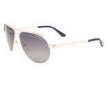 Tom Ford MARKO 144 Rose Gold / Gray Polarized Sunglasses TF144 28D 58mm - $236.55