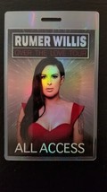 RUMER WILLIS - &quot;OVER THE LOVE 2016 TOUR&quot; LAMINATE CONCERT TOUR BACKSTAGE... - £31.64 GBP