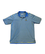 UNDER ARMOUR XL Heatgear Short Sleeve Polo Shirt Blue Yellow US Open Mer... - $475.91 MXN