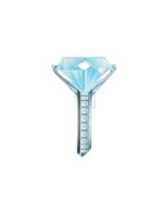 KW1 Fancy uncut House Key blank, Fun DIAMOND RING design - FAST SHIPPING! - $4.90