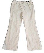 NWT Chico&#39;s Platinum Charm Size 3.5 XL Short Optic White Bootleg Classic... - $659.87 MXN