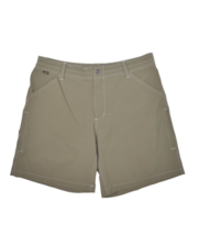 Kuhl Shorts Mens 38 Olive Green Renegade Chino Nylon Stretch Outdoor Hiking 9&quot; - £25.46 GBP