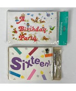 Happy Birthday Sixteen 16th Vintage Invitation Cards 2 Packs 16 Invites ... - £1,809.38 GBP